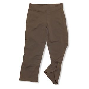 Athleta Brown Yoga Legging Capris Workout